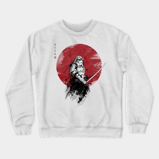 Storm Samurai Crewneck Sweatshirt by ddjvigo